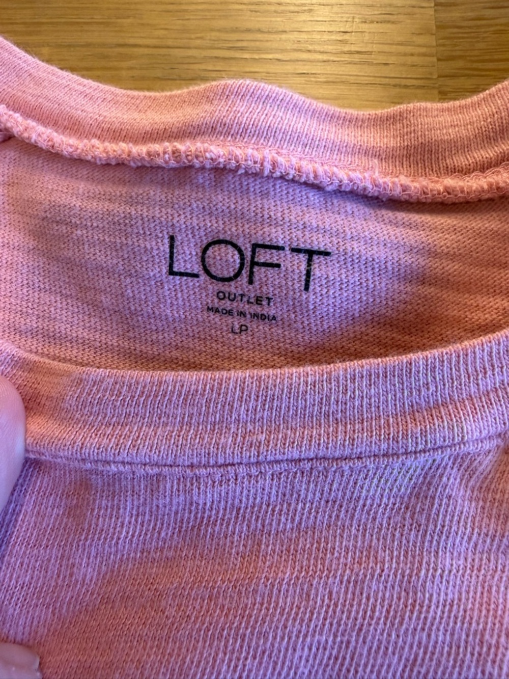 Pink LOFT Spring Top size LP - Picture 3 of 3